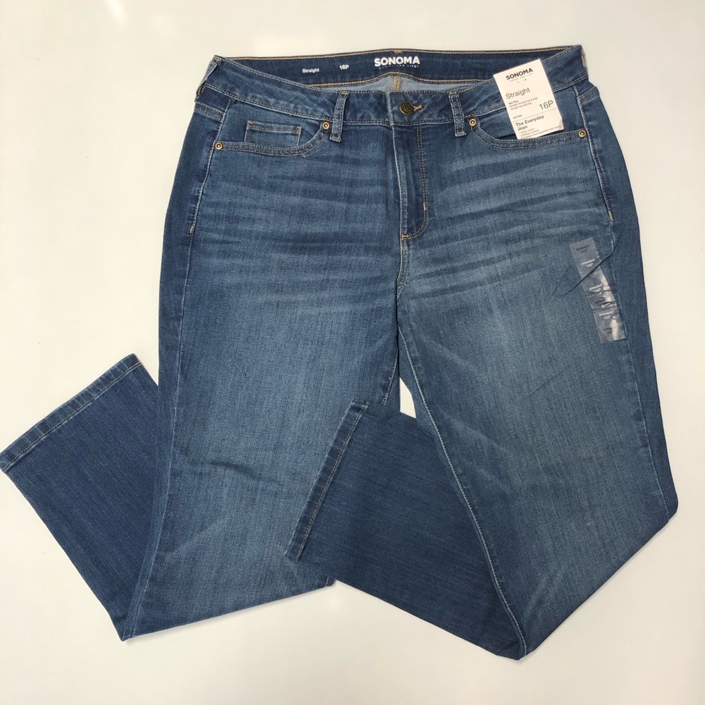Sonoma the everyday straight jeans size 16p